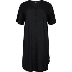 Zizzi Košeľové šaty 'Emayse'  čierna