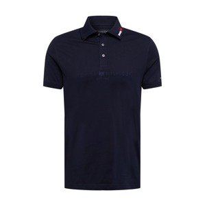 Tommy Hilfiger Tailored Tričko  tmavomodrá / biela / červená