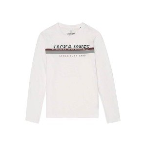 Jack & Jones Junior Tričko  sivá / jedľová / bordová / biela