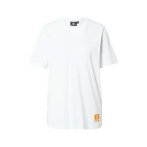Hummel Funkčné tričko 'LEON'  biela / oranžová