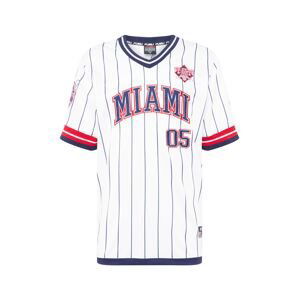 FUBU Tričko 'Athletics Miami'  námornícka modrá / červená / biela