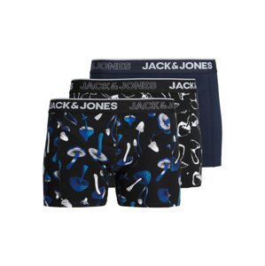 JACK & JONES Boxerky  tmavomodrá / zmiešané farby / čierna