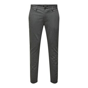 Only & Sons Chino nohavice 'Mark'  čierna / biela