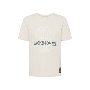 JACK & JONES Tričko 'Future'  tmavošedá / čierna / biela