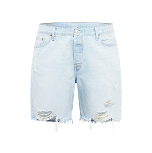 Levi's® Plus Džínsy 'PLUS 501® 90S SHORT LIGHT INDIGO - WORN IN'  svetlomodrá