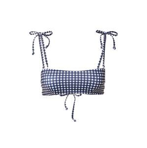 Hunkemöller Bikinový top  tmavomodrá / biela