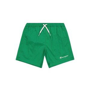 Champion Authentic Athletic Apparel Plavecké šortky  zelená / biela