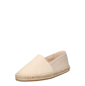 Calvin Klein Espadrilky  krémová / telová