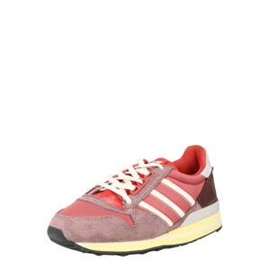 ADIDAS ORIGINALS Nízke tenisky 'ZX 500'  biela / melónová / tmavohnedá / staroružová