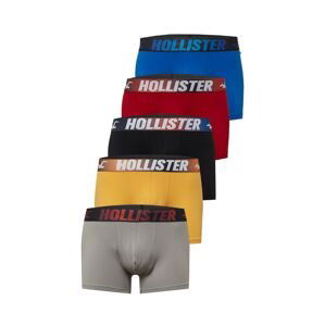 HOLLISTER Boxerky  béžová / žltá / čierna / tmavočervená / modrá