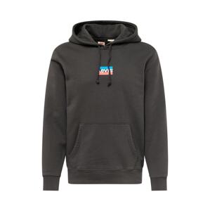 LEVI'S Mikina 'STANDARD GRAPHIC HOODIE MULTI-COLOR'  azúrová / svetločervená / čierna / biela