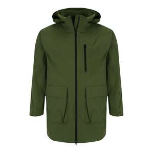 JACK WOLFSKIN Outdoorová bunda 'NORDEN PORT'  trávovo zelená / čierna