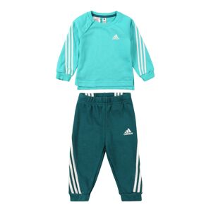 ADIDAS PERFORMANCE Tréningový komplet  nefritová / tmavozelená / biela