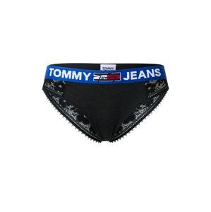 Tommy Jeans Nohavičky  čierna / biela / červená / tmavomodrá