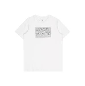 Jack & Jones Junior Tričko 'FOAM'  biela / sivá