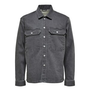 SELECTED HOMME Košeľa  sivý denim