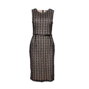 Orsay Puzdrové šaty  čierna / svetlobéžová