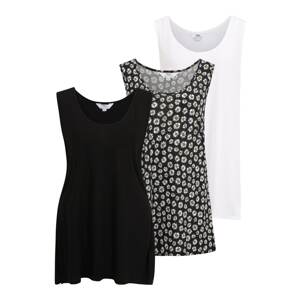 Dorothy Perkins Tall Top  žltá / čierna / biela