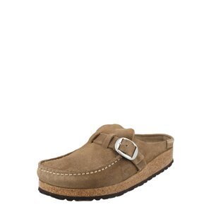 BIRKENSTOCK Šľapky 'Buckley'  farby bahna / strieborná