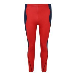 ADIDAS PERFORMANCE Športové nohavice  modrá / červená