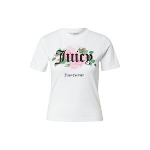 Juicy Couture Tričko 'HYSTERIS'  biela / zelená / ružová / čierna