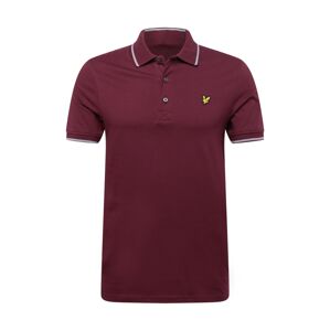 Lyle & Scott Tričko  sivá / burgundská