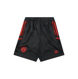 ADIDAS PERFORMANCE Športové nohavice  čierna / ohnivo červená