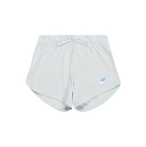 Nike Sportswear Nohavice  svetlosivá / svetlomodrá / šedobiela