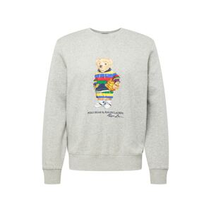 Polo Ralph Lauren Mikina  svetlosivá / žltá / modrá / zelená