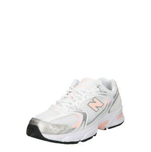 new balance Nízke tenisky  biela / broskyňová / strieborná / čierna