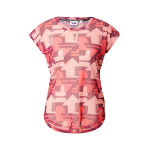 FILA Funkčné tričko 'RIESA'  lososová / červená / biela
