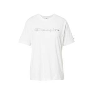 Champion Authentic Athletic Apparel Tričko  biela / sivá / červená