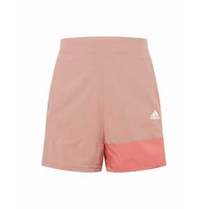 ADIDAS SPORTSWEAR Športové nohavice 'Colourblock'  kapučíno / svetloružová / biela