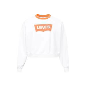 Levi's® Plus Mikina 'PL Vintage Raglan Crew'  oranžová / biela