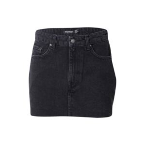 Nasty Gal Sukňa  čierny denim