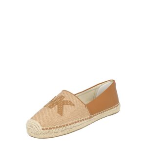 MICHAEL Michael Kors Espadrilky 'KENDRICK'  tmelová / koňaková / svetlohnedá