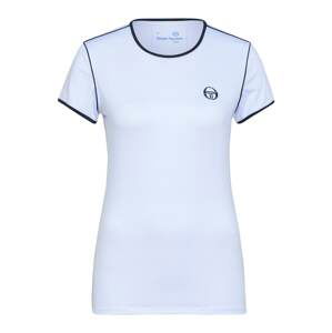 Sergio Tacchini Funkčné tričko  tmavomodrá / šedobiela