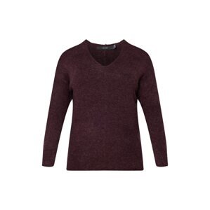 Vero Moda Curve Sveter  burgundská