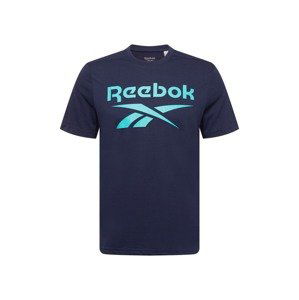 Reebok Funkčné tričko 'Workout Ready'  tyrkysová / tmavomodrá