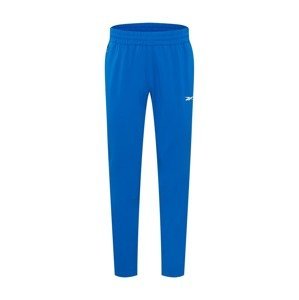 Reebok Športové nohavice  modrá / biela
