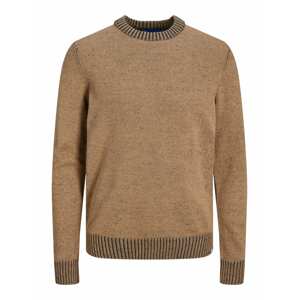 JACK & JONES Sveter 'Willow'  svetlohnedá