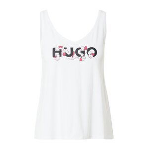 HUGO Top  rosé / svetloružová / čierna / biela