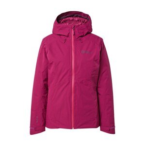 JACK WOLFSKIN Outdoorová bunda  antracitová / farba lesného ovocia