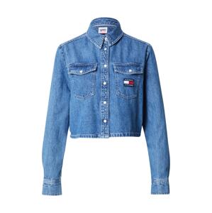 Tommy Jeans Blúzka  námornícka modrá / modrá denim / červená / biela