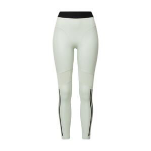 ADIDAS SPORTSWEAR Športové nohavice 'Hyperglam 3-Stripes'  pastelovo zelená / čierna / biela