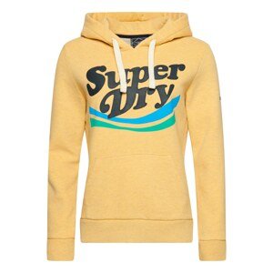 Superdry Mikina 'Nostalgia'  žltá / čierna / modrá / zelená