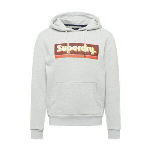 Superdry Mikina 'Trade Tab'  sivá melírovaná / zmiešané farby