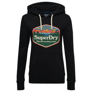 Superdry Mikina 'Travel'  zmiešané farby / čierna