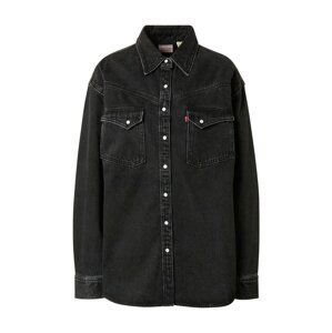 LEVI'S Blúzka 'DORSEY XL WESTERN BLACKS'  čierny denim