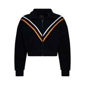 Superdry Flisová bunda 'Chevron'  oranžová / čierna / biela